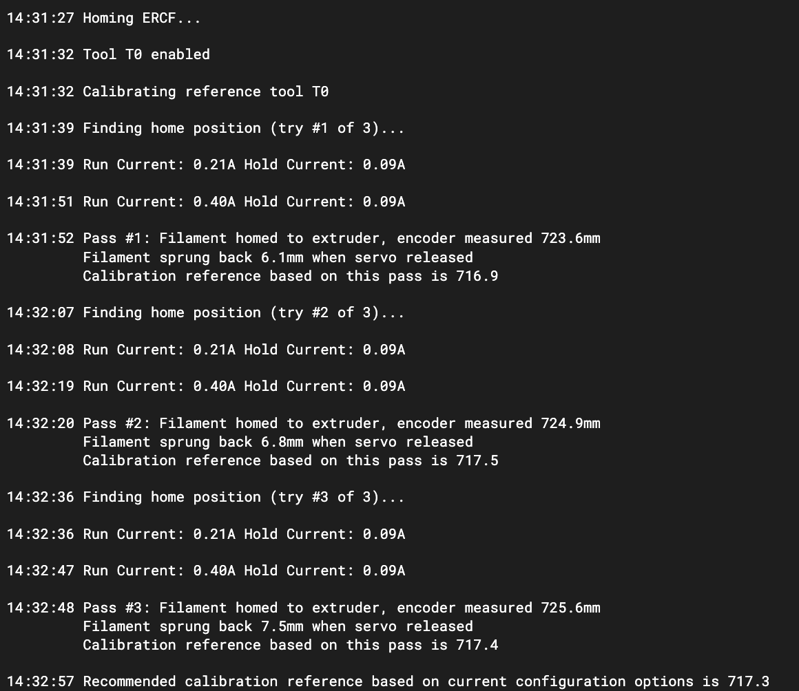 ERCF_CALIBRATION_SINGLE TOOL=0